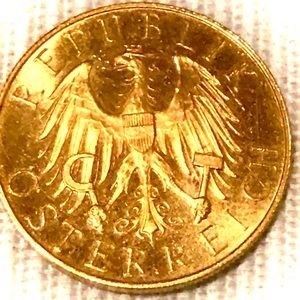 ANTIQUE 1930 AUSTRIAN GOLD COIN 24k gold GIFT COIN Collector GORGEOUS! ♥️🐈‍⬛♥️